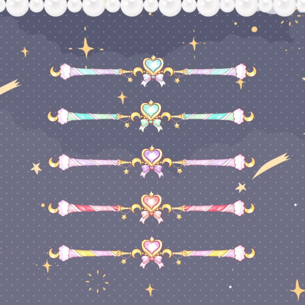 一週間無料【動く】魔法ちるプレート【5色】