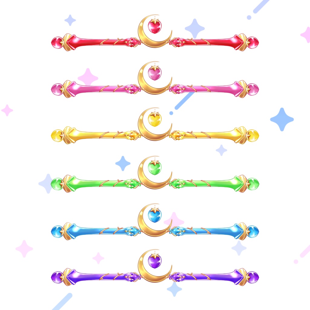 一週間無料【動く】魔法ちるプレート2【6色】