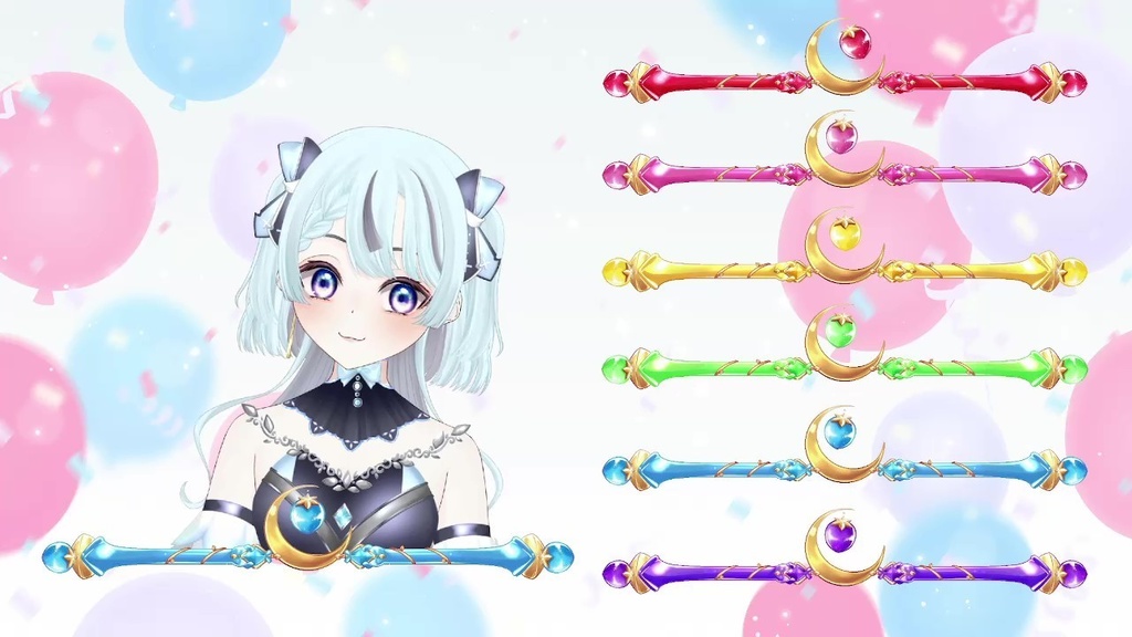 一週間無料【動く】魔法ちるプレート2【6色】