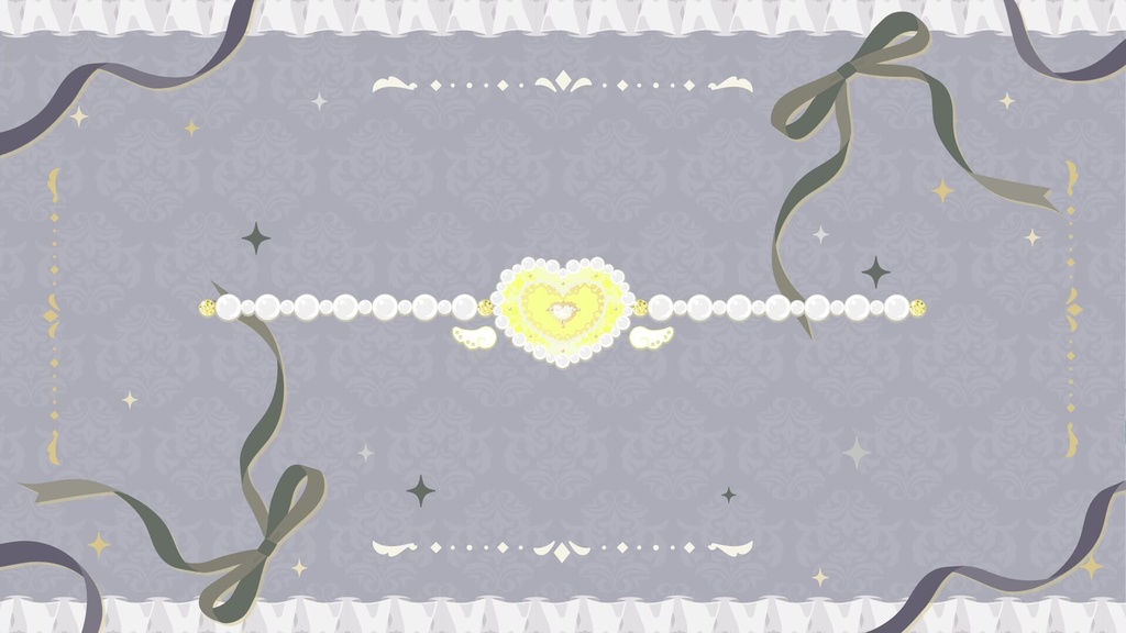 【動く】ハートビジュ―ちるプレート【7色】