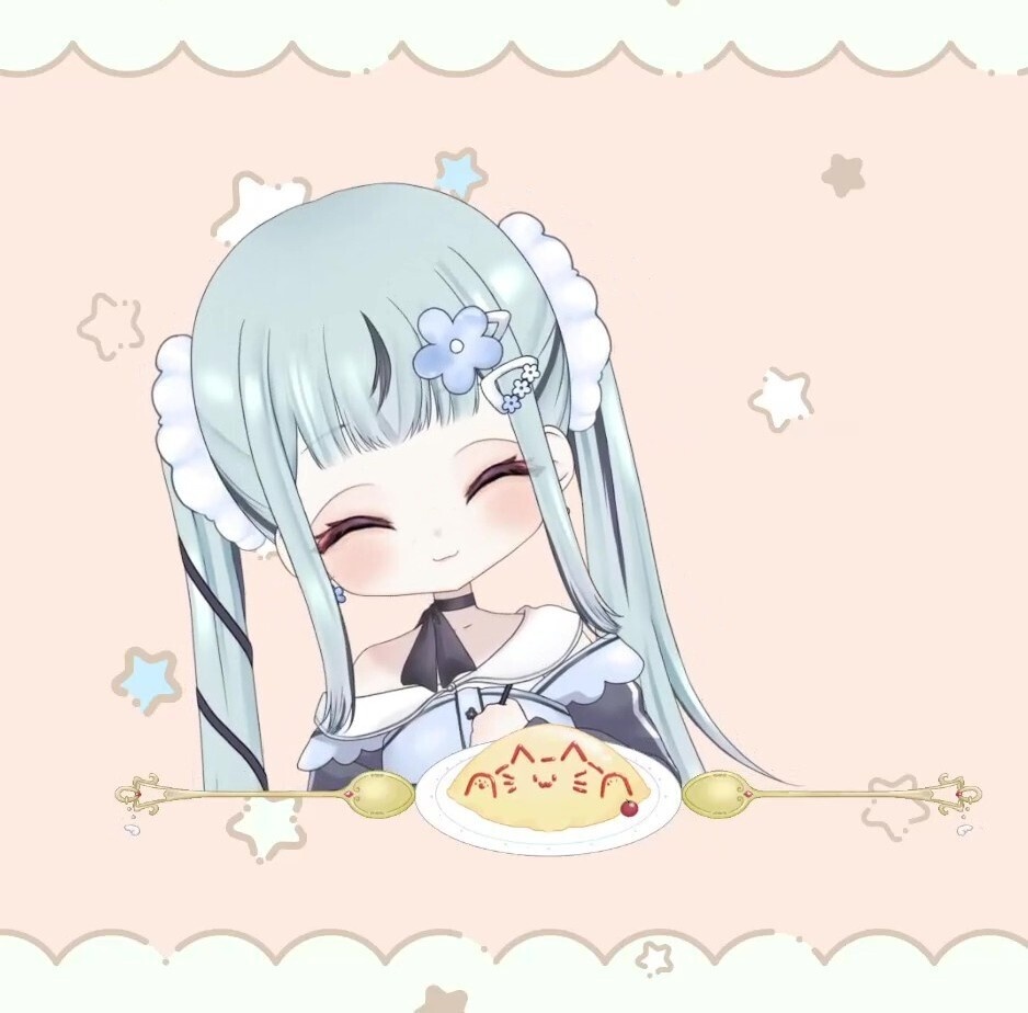 一週間無料【動く】オムライスちるプレート【4色】