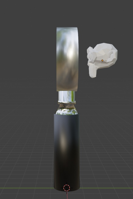 3Dモデル虫メガネ Magnifying glass 3D model