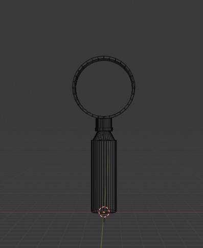 3Dモデル虫メガネ Magnifying glass 3D model