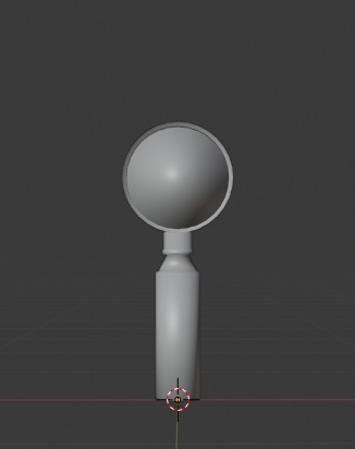 3Dモデル虫メガネ Magnifying glass 3D model