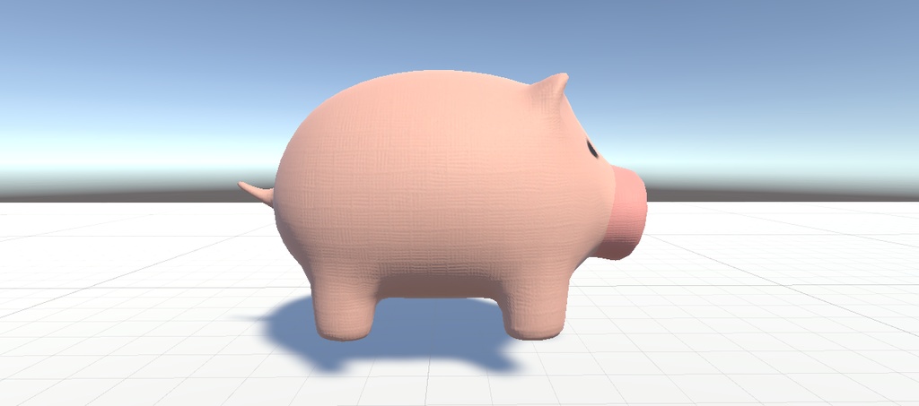3Dモデル豚のぬいぐるみ Stuffed pig