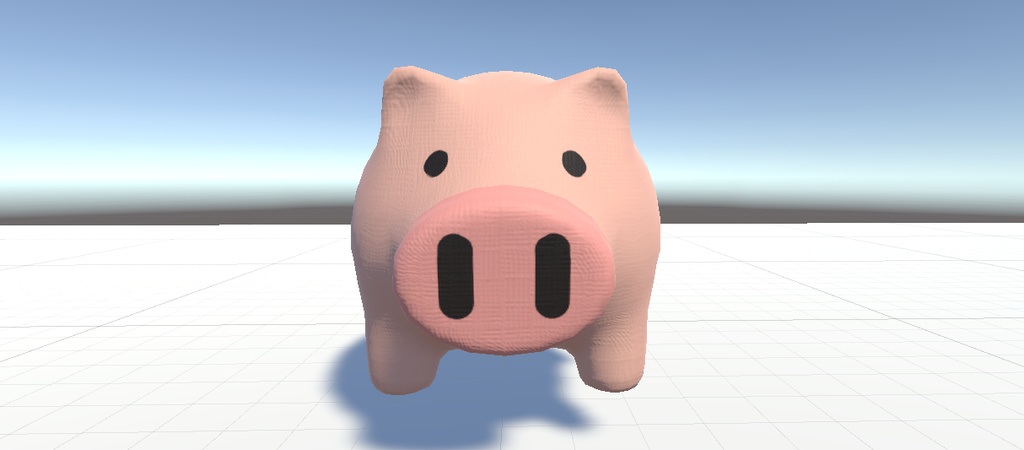 3Dモデル豚のぬいぐるみ Stuffed pig