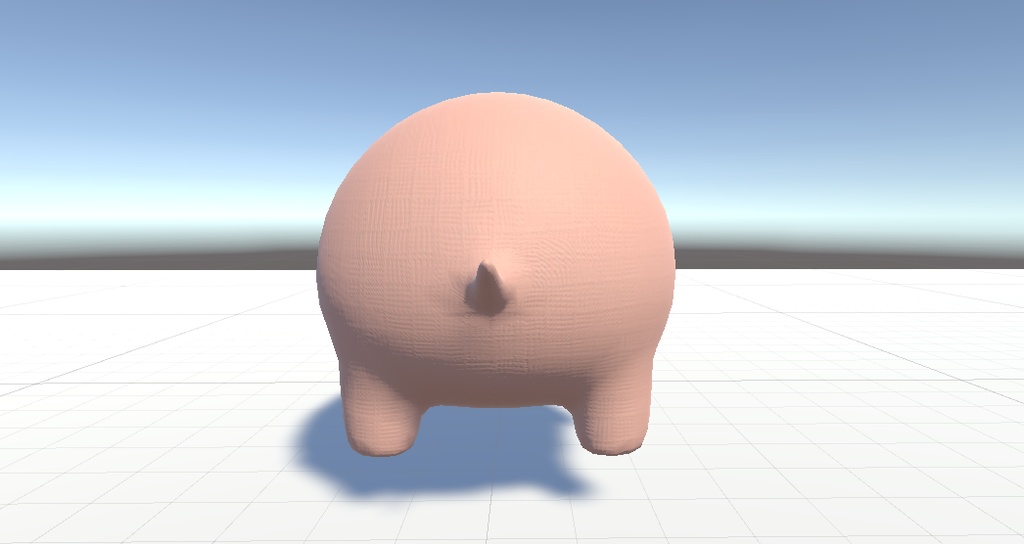 3Dモデル豚のぬいぐるみ Stuffed pig