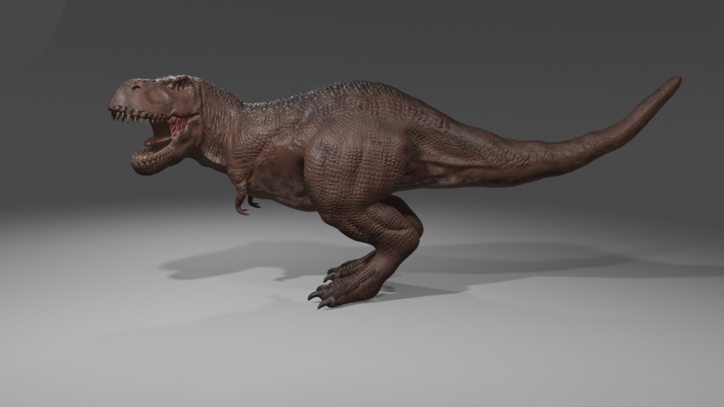 3Dモデル ティラノサウルス 恐竜 T-REX　無料