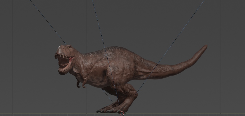 3Dモデル ティラノサウルス 恐竜 T-REX 無料