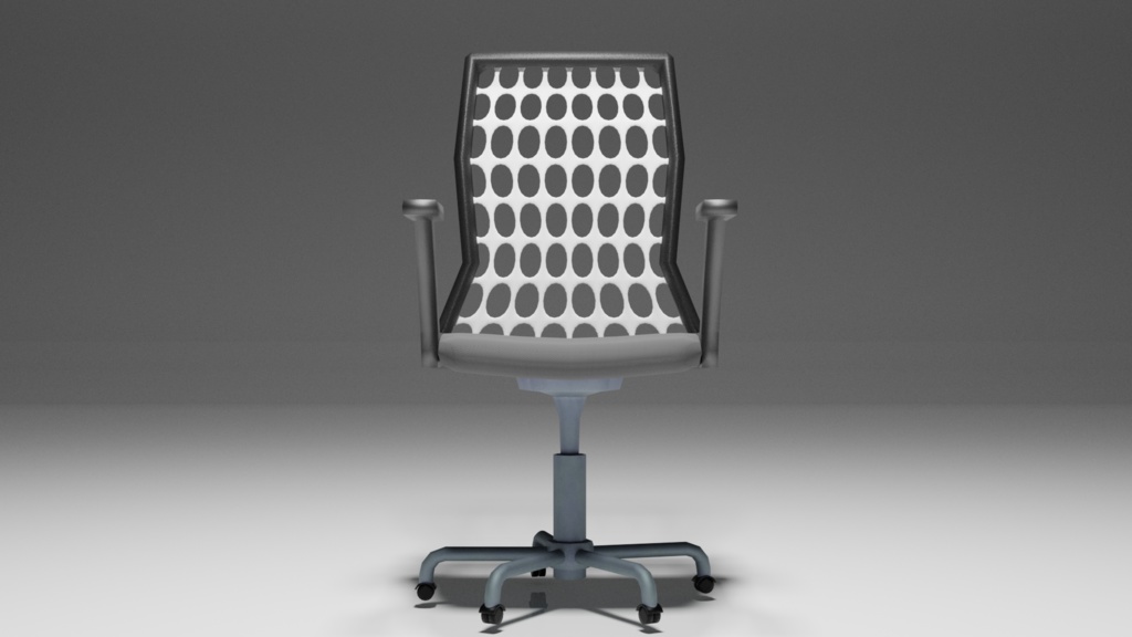 フォトリアルなオフィスチェア 3Dモデル