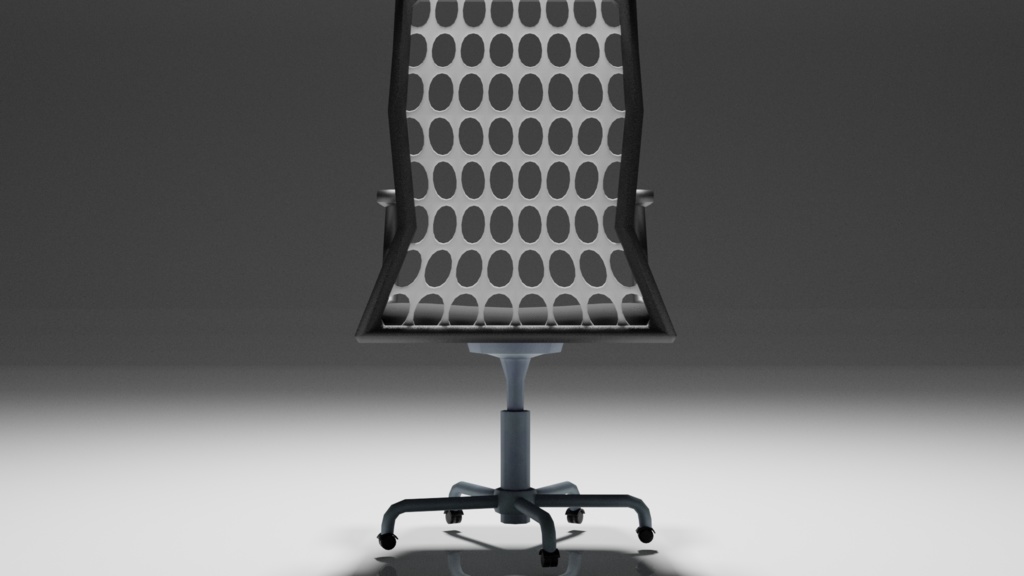 フォトリアルなオフィスチェア 3Dモデル