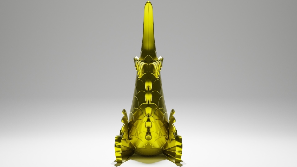 シャチホコ3Dモデル