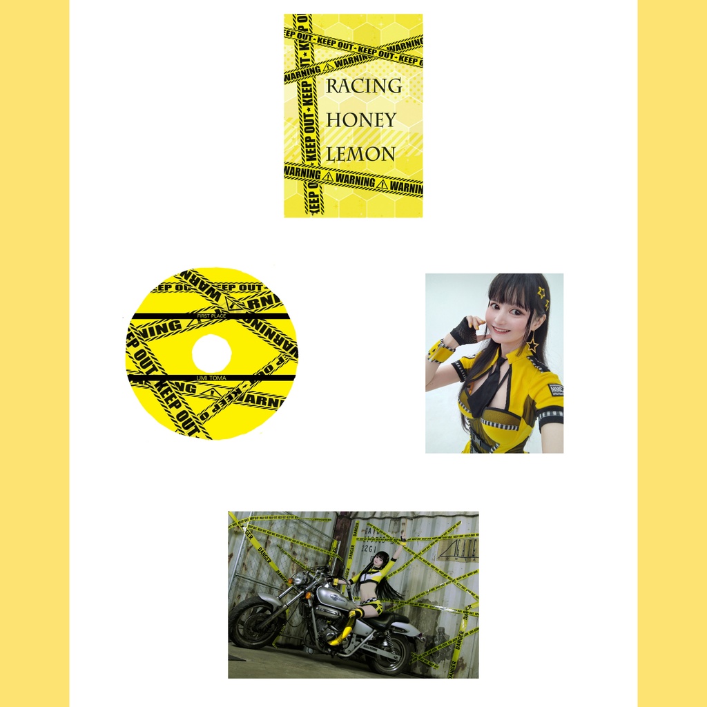 透馬海 創作写真集CDアルバム「RACING HONEY LEMON」コンセプトフォトアルバム