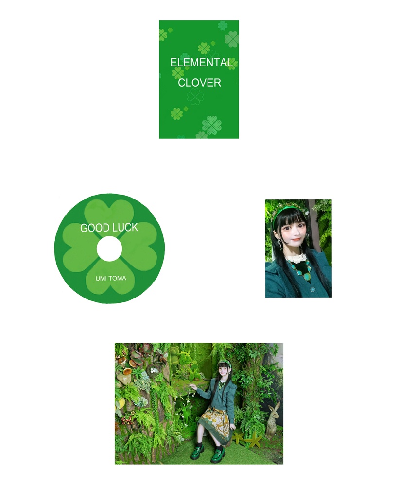 創作写真集「ELEMENTAL CLOVER」コンセプトフォトCDアルバム
