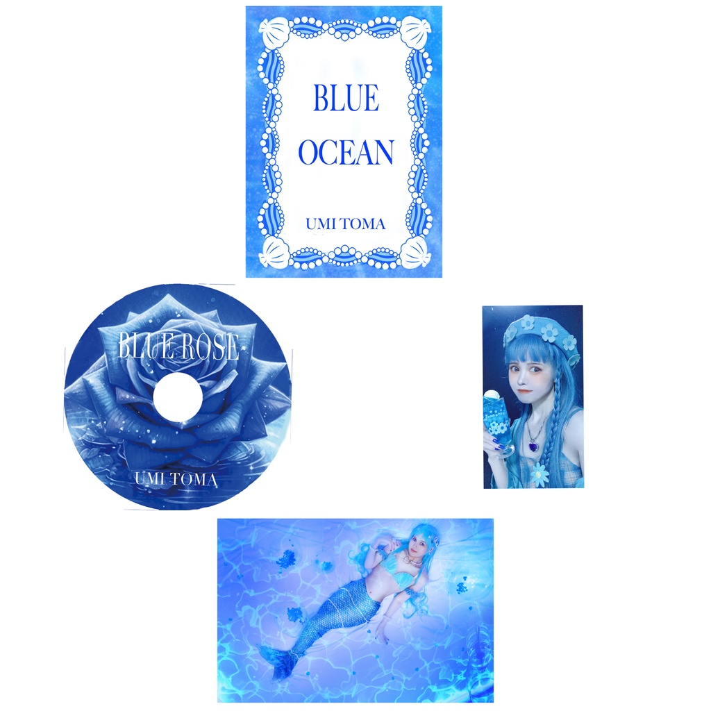 創作写真集「BLUE OCEAN」コンセプトフォトCDアルバム 