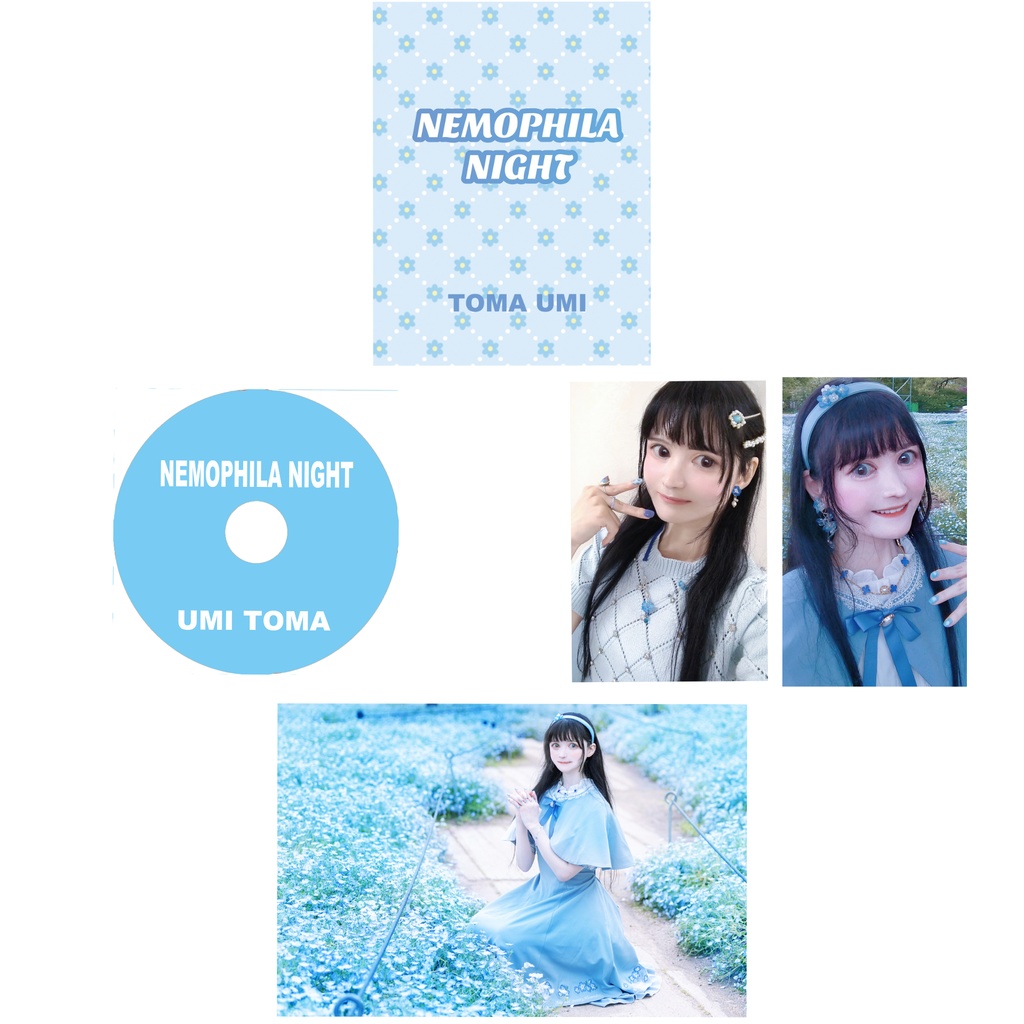 透馬海 「NEMOPHILA NIGHT」音盤アルバム&フォトブックレット&トレカ&ポストカード