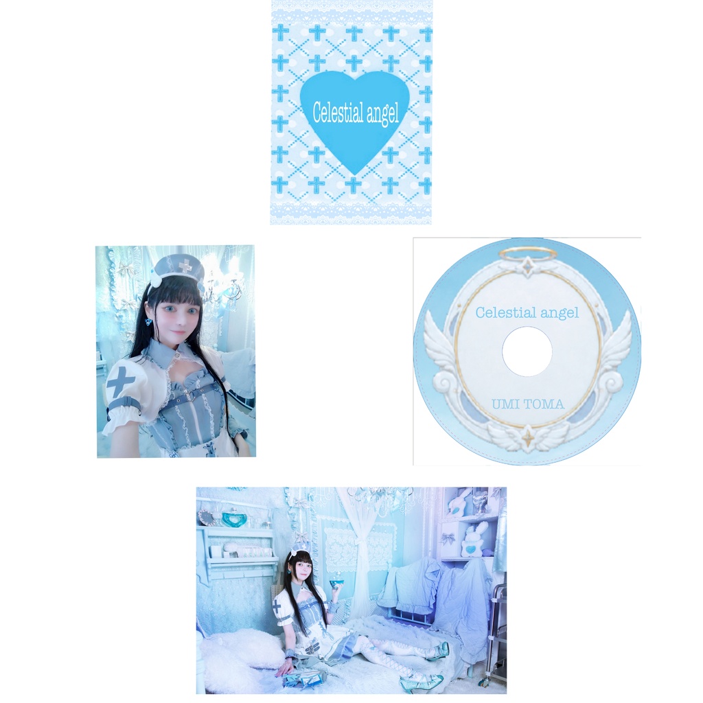 透馬海 「Celestial angel」音盤アルバム&フォトブックレット&トレカ&ポストカード