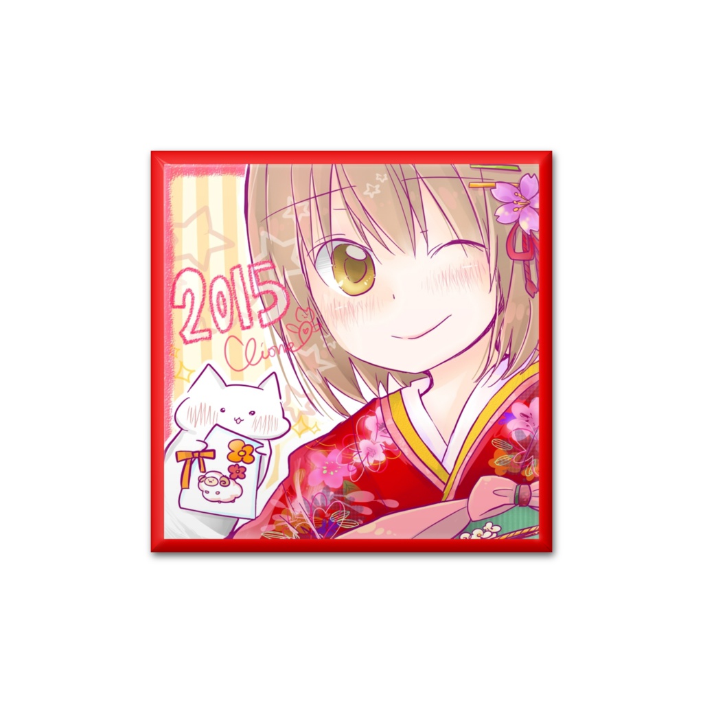 アイコン缶バッジ 2015