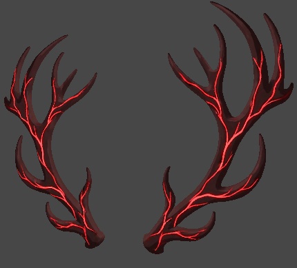 [VRC想定]あくまの鹿の角 つの トナカイ