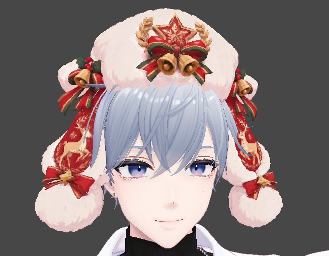 クリスマスなコサック帽子 ウシャンカ [VRC想定]