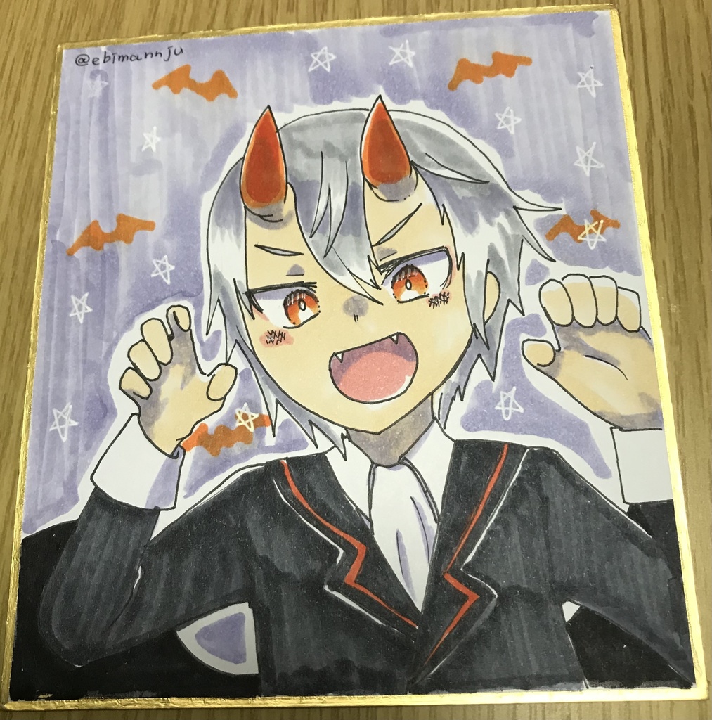ハロウィン系ミニ色紙