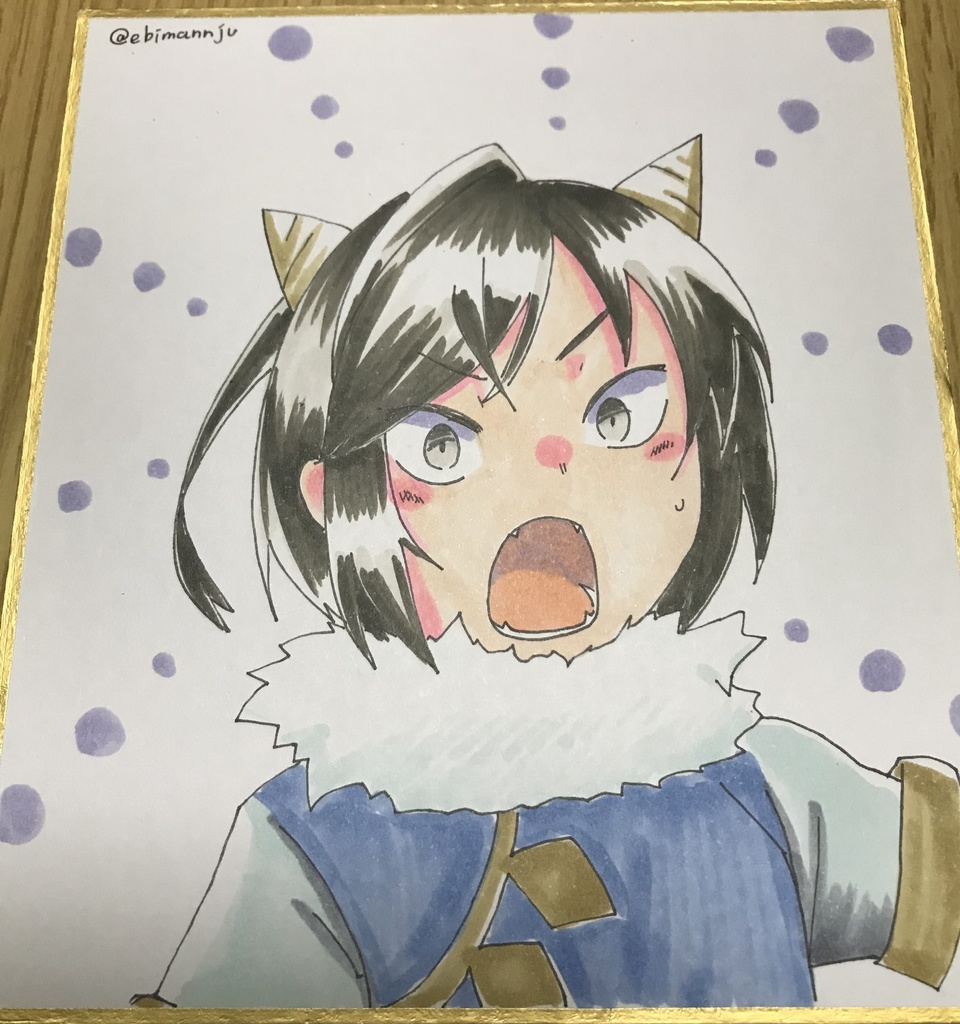 ハロウィン系ミニ色紙