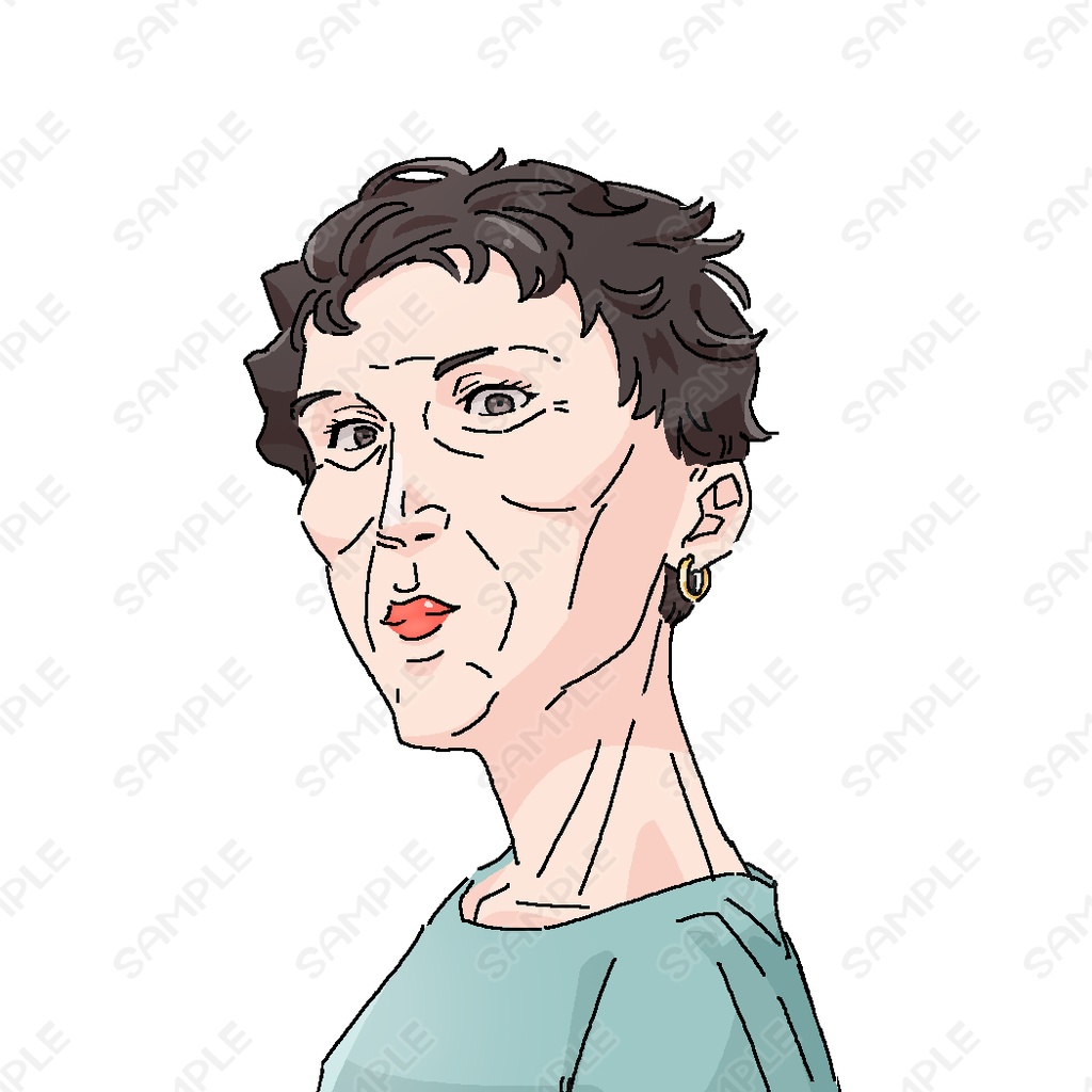 TRPGで使える立ち絵素材_女性1