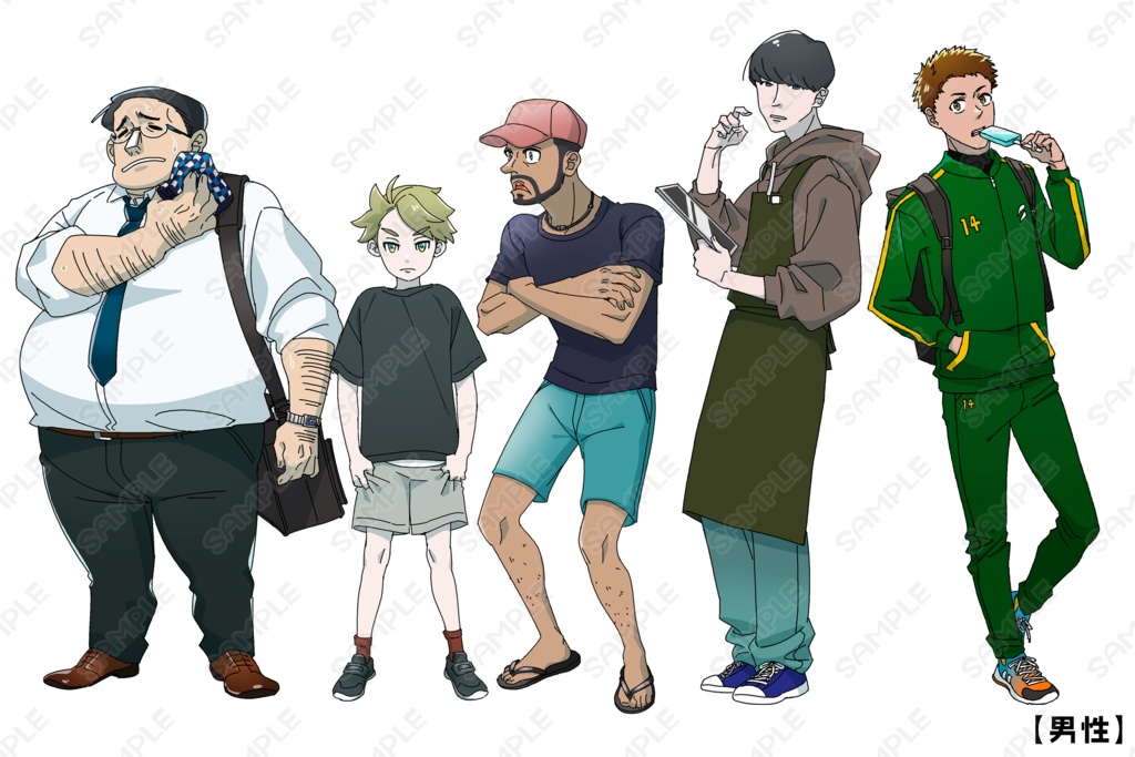 TRPGで使える立ち絵素材_全身セット②