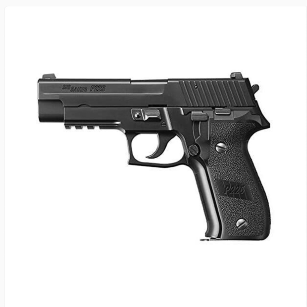 マルイSIG P226 E2カスタム品木製グリップ 予備マガジン付 - トイガン