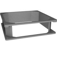 120mm PCファンメモリ回避マウント