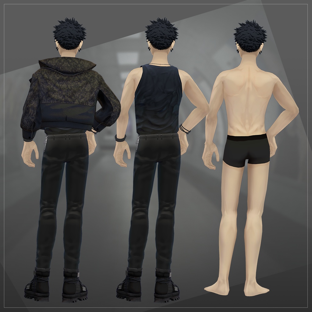 【オリジナル3Dモデル】加須谷 Kasuya