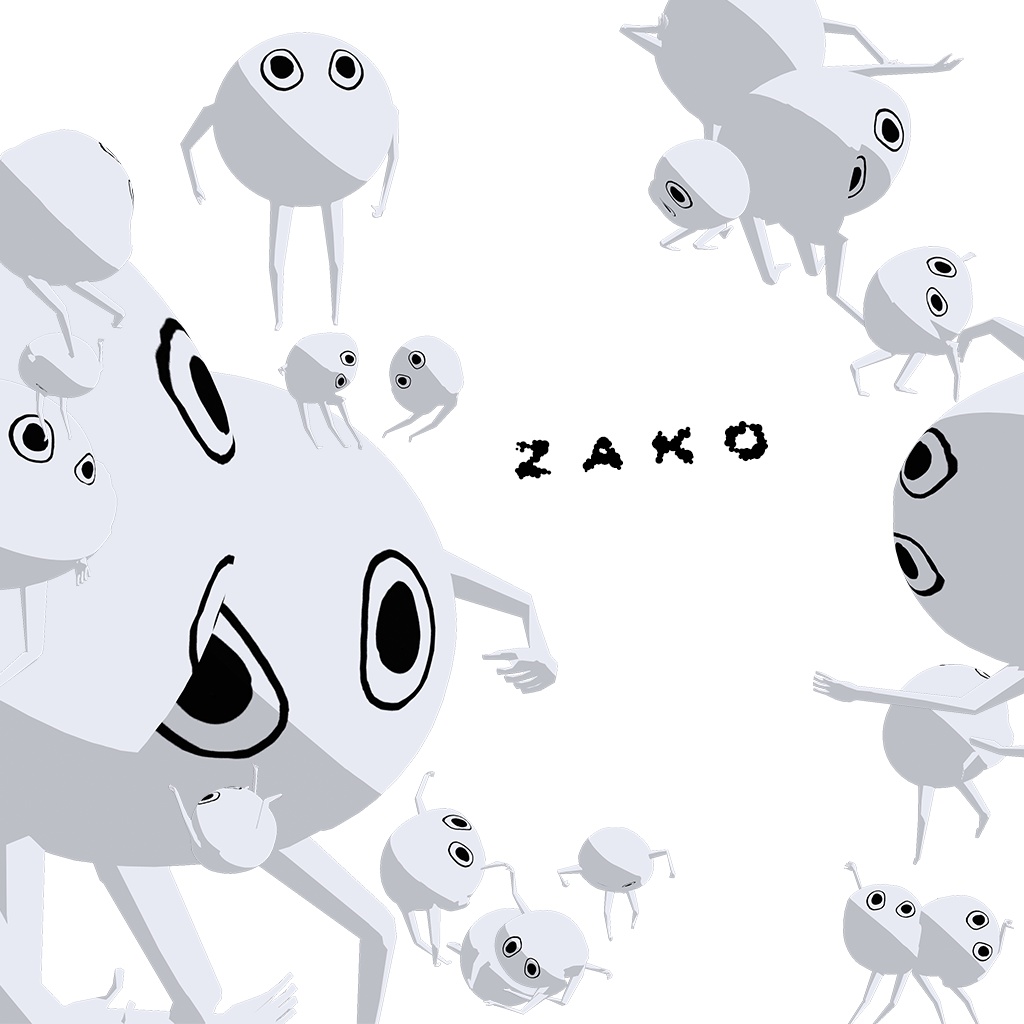 【オリジナル3Dモデル】ZAKO