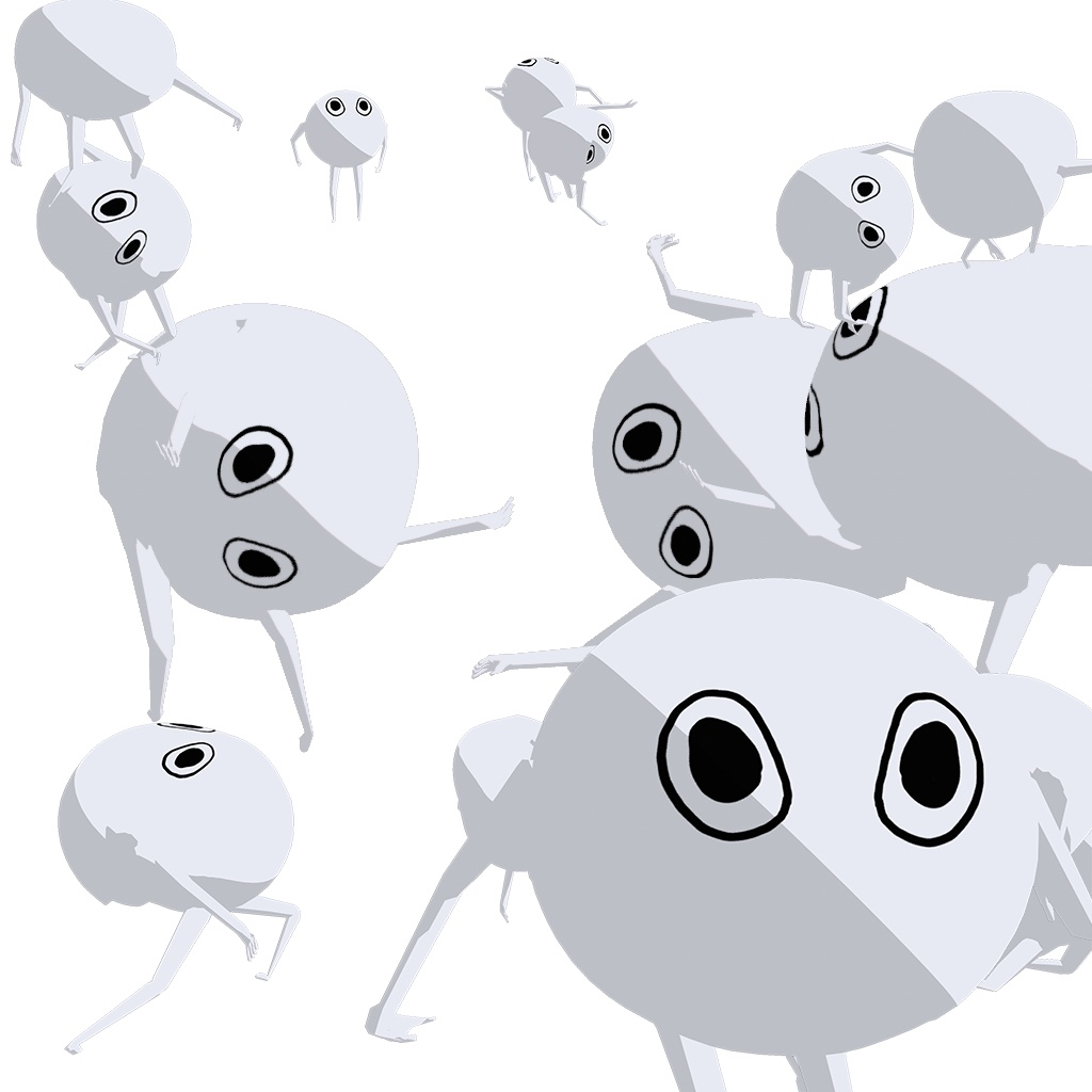 【オリジナル3Dモデル】ZAKO