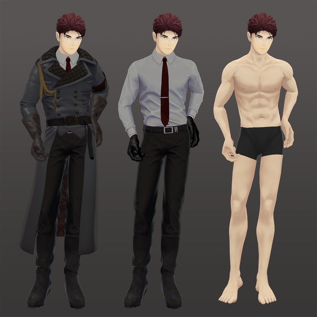 【オリジナル3Dモデル】Alies/荒洲 (アレス)