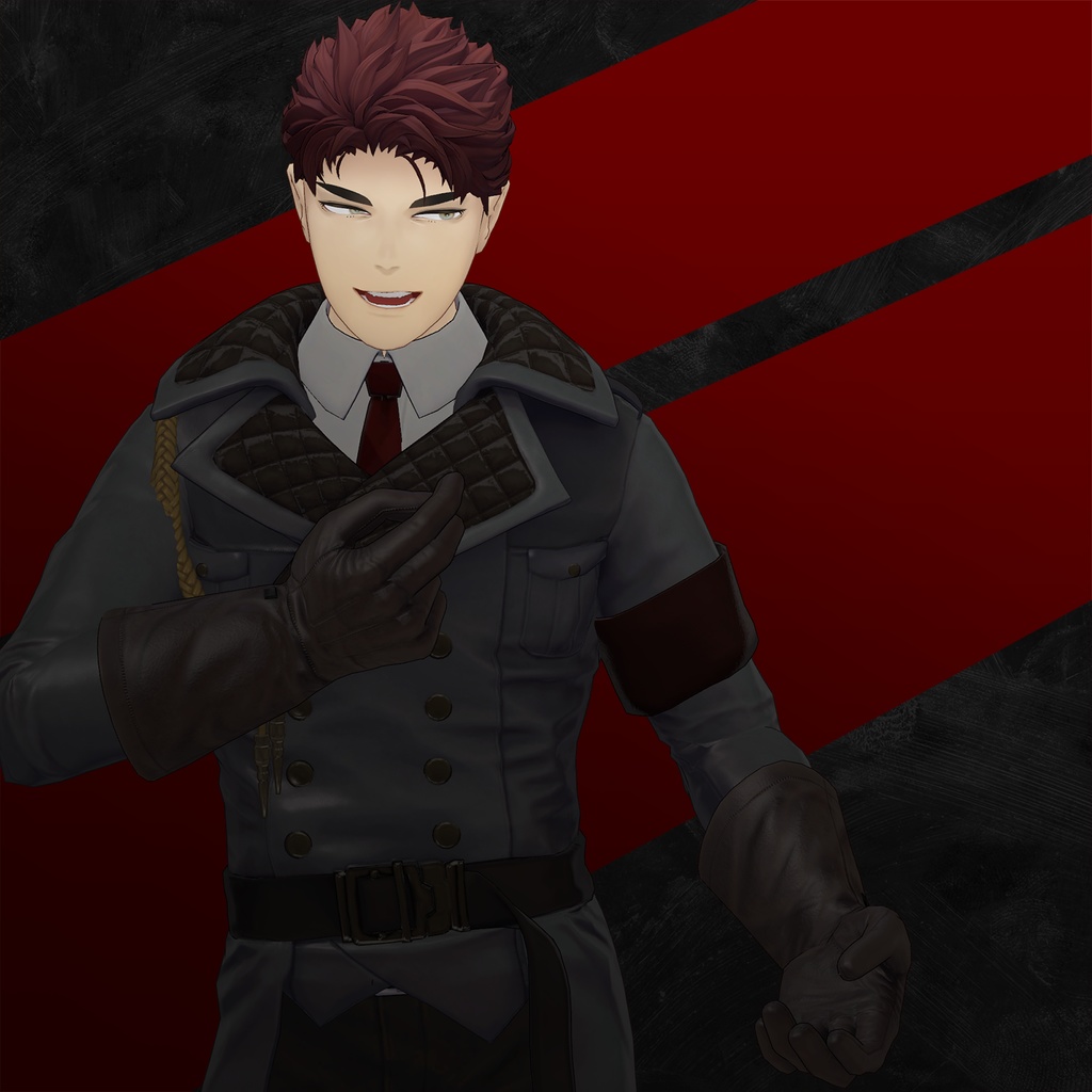 【オリジナル3Dモデル】Alies/荒洲 (アレス)