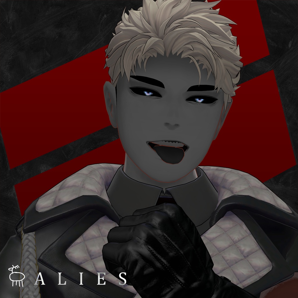 【オリジナル3Dモデル】Alies/荒洲 (アレス)