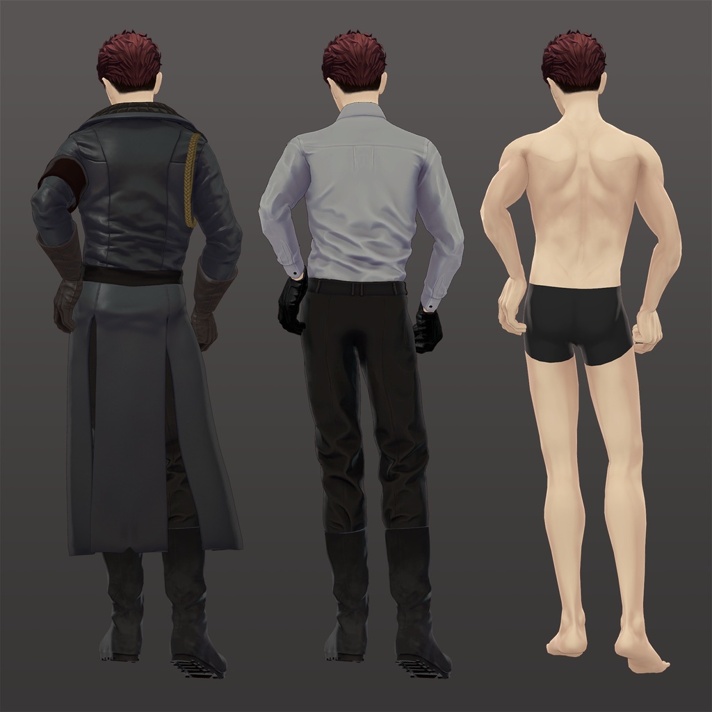 【オリジナル3Dモデル】Alies/荒洲 (アレス)