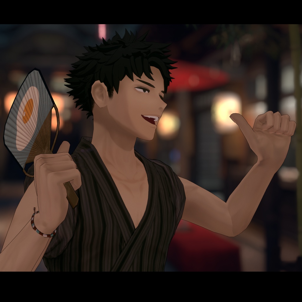 【3D衣装】まくり浴衣 Makuri Yukata (荒洲/加須谷 MA設定済み)