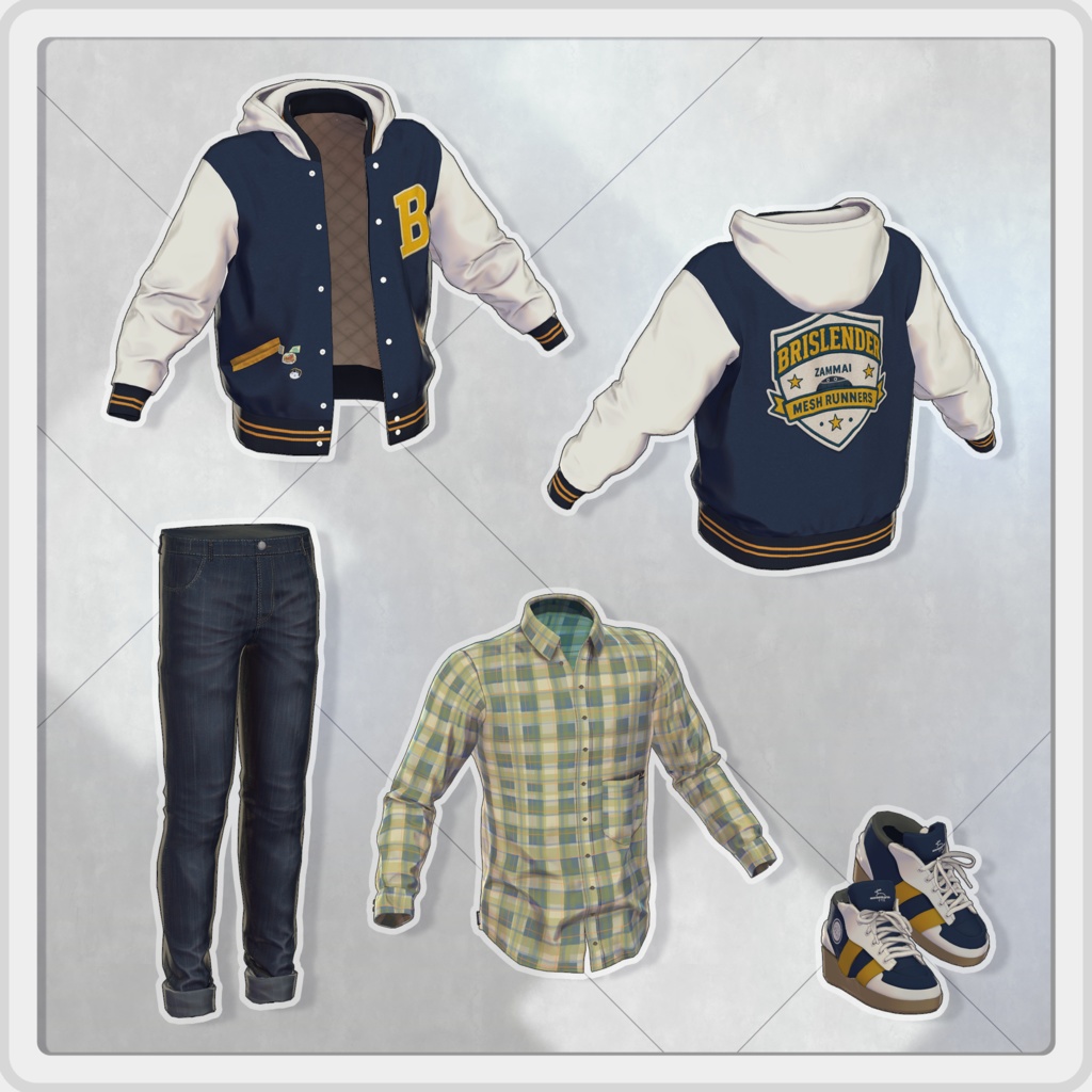 【オリジナル3Dモデル】Brisden/ブリスデン