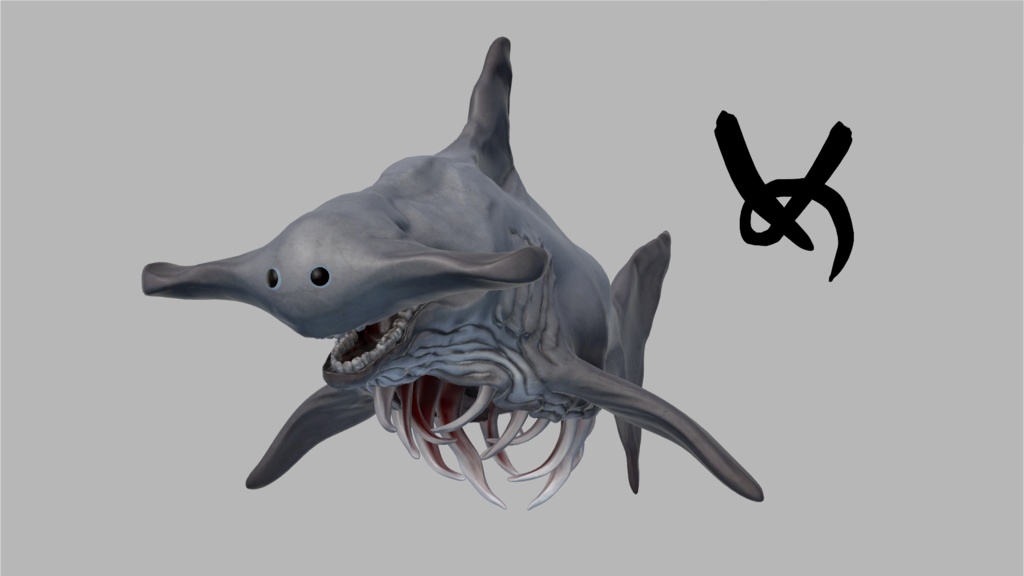 【オリジナル3Dモデル】GluttonShark