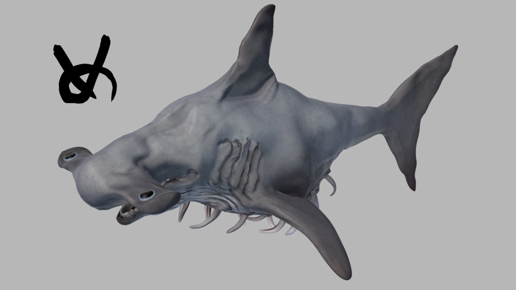 【オリジナル3Dモデル】GluttonShark