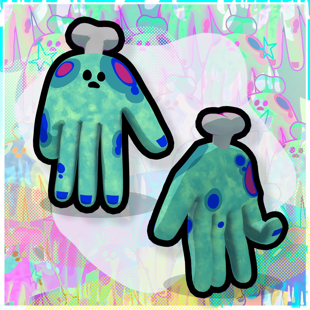 【VRChat想定アバター】ZombieHand/ゾンビハンド