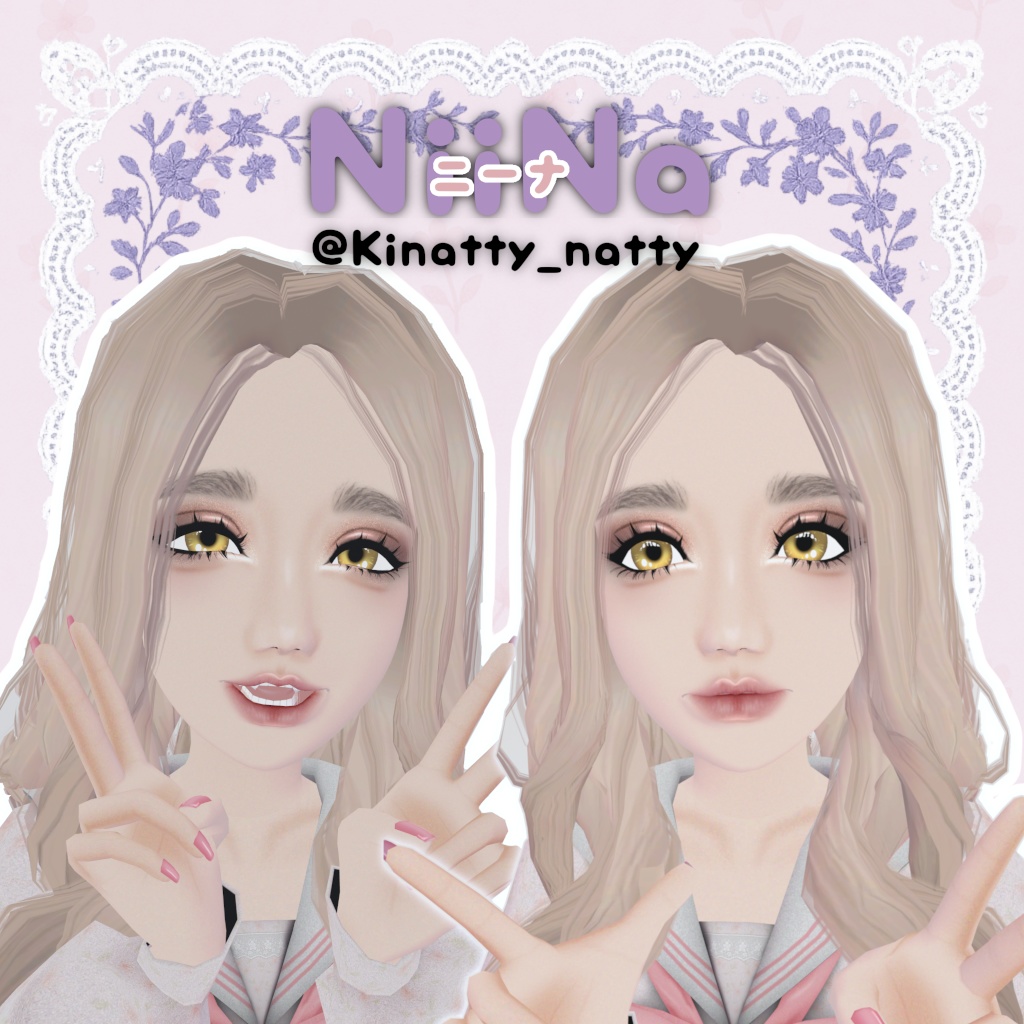 【VRChat想定アバター】ゆるふわギャル ♡NiiNa♡