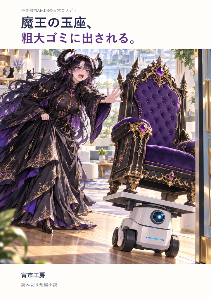 AEGIS｜魔王の玉座、粗大ゴミに出される。【日常コメディ・読み切り小説】
