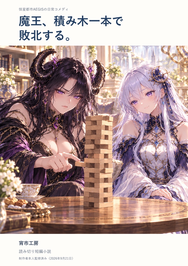 AEGIS｜魔王、積み木一本で敗北する。【日常コメディ・読み切り小説】