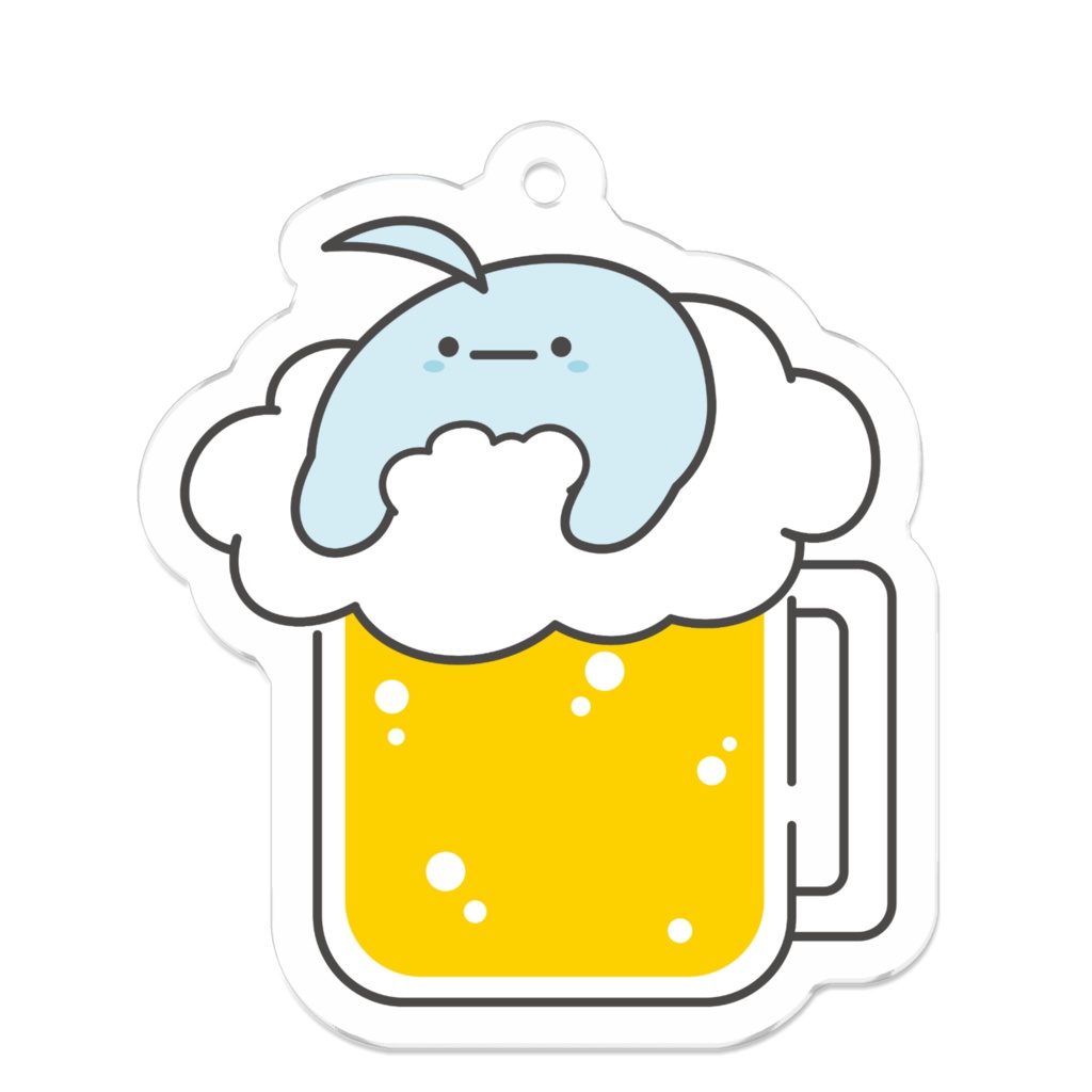 【アクリルキーホルダー】乾杯