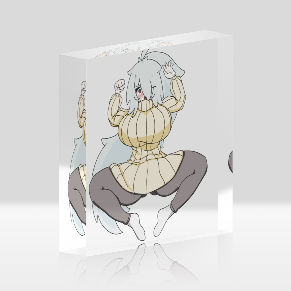 【アクリルブロック】閉じ込められねさん