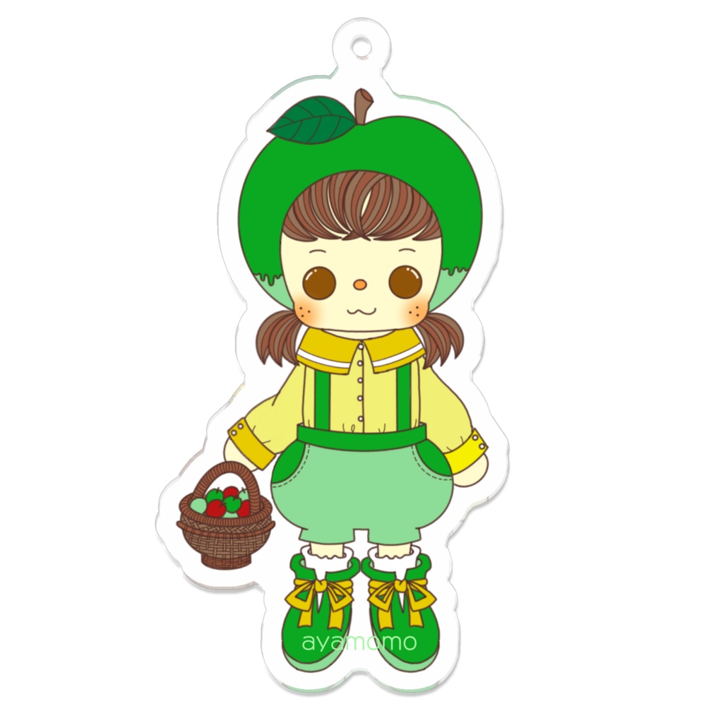 りんごくん アクリルキーホルダー