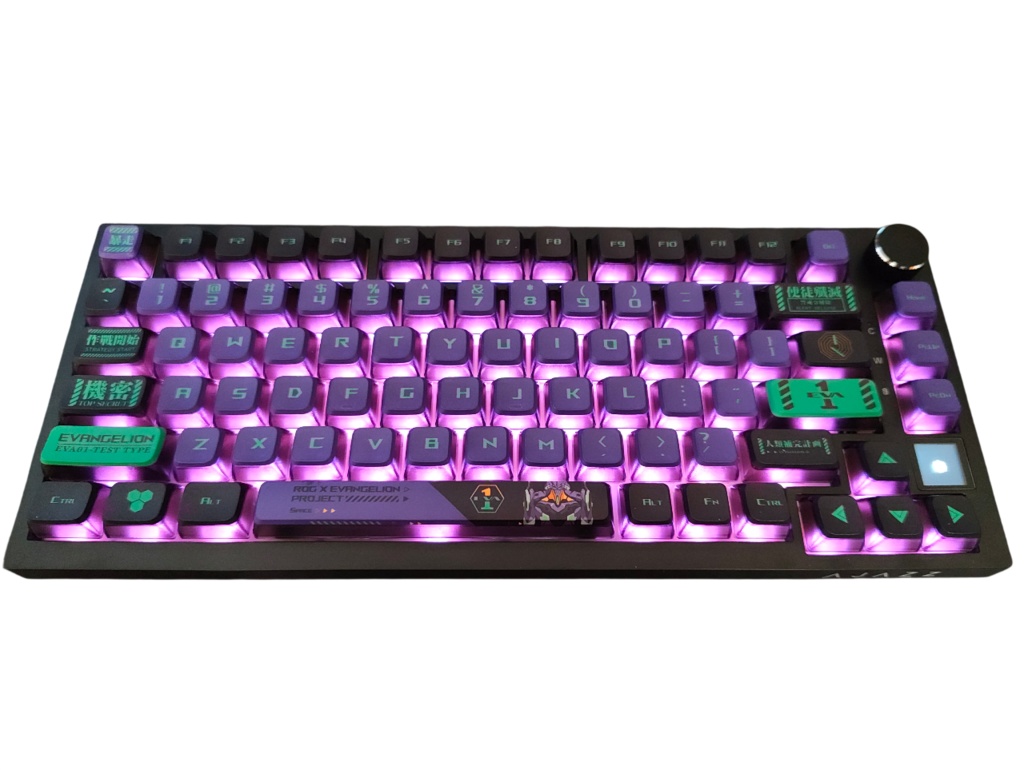 KB820-01:EVA初号機カラー(Bluetooth 5.1 / 2.4Gワイヤレス / 有線USB Type-C)