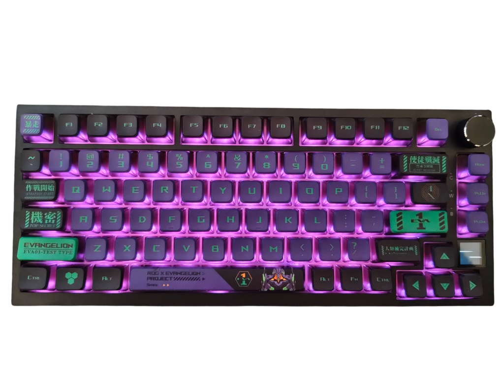 KB820-01:EVA初号機カラー(Bluetooth 5.1 / 2.4Gワイヤレス / 有線USB Type-C)